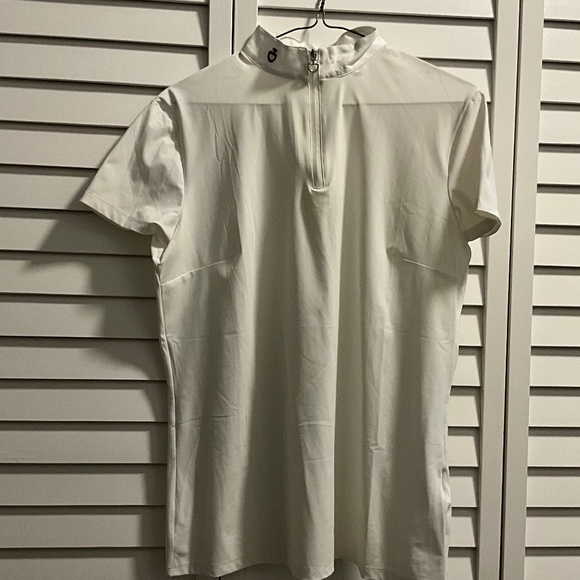 CAVALLERIA TOSCANA White Short Sleeve Show Shirt XL - Picture 1 of 6